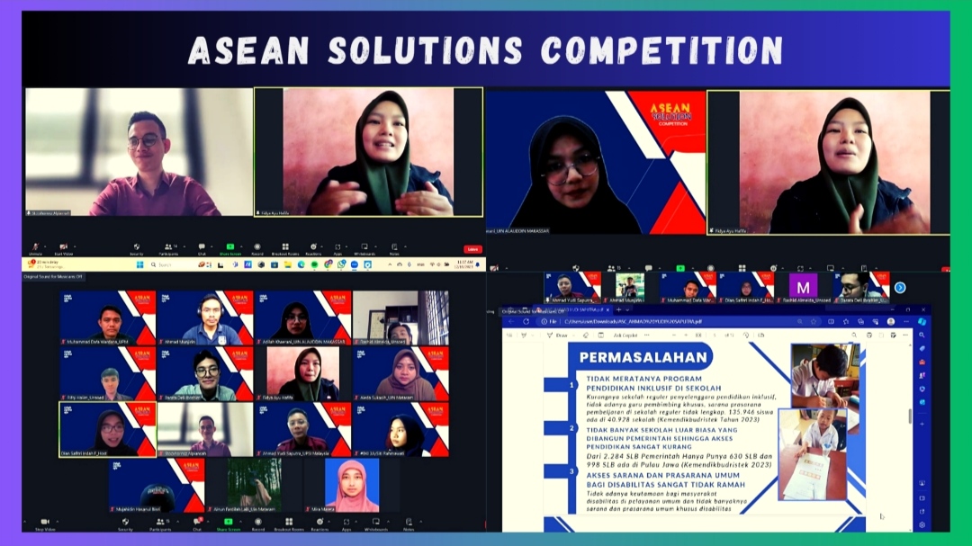 Tim Mahasiswa UIN Mataram Sukses Raih Runner-up di Ajang ASEAN Solutions Competition