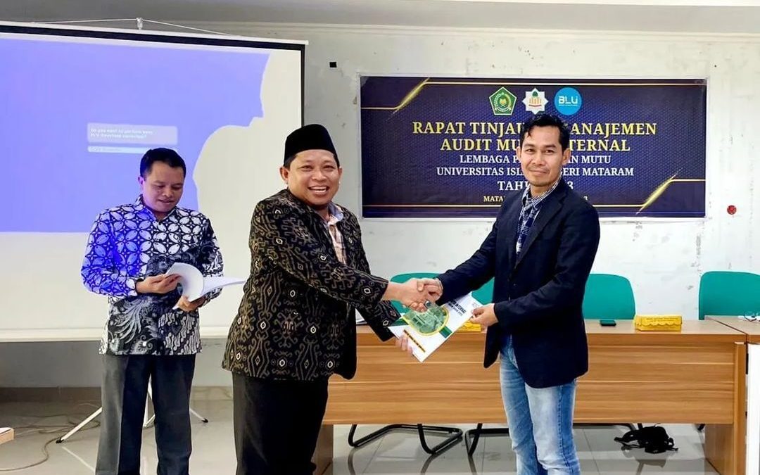 Rapat Tinjauan Manajemen (RTM) LPM UIN Mataram (Seluruh Pimpinan FDIK Terlibat Aktif)