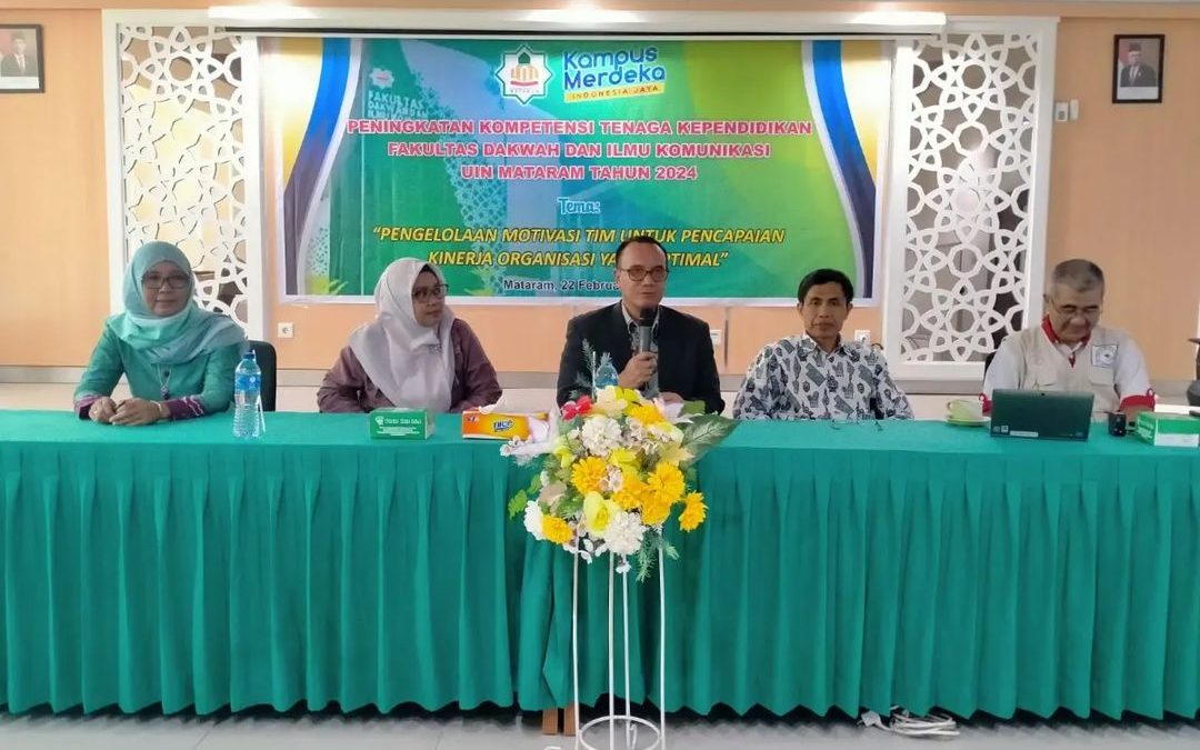 FDIK UIN Mataram mengadakan Workshop tenaga Kependidikan dengan tema “Pengeloaan Motivasi Tim untuk Pencapaian Kinerja Organisasi”