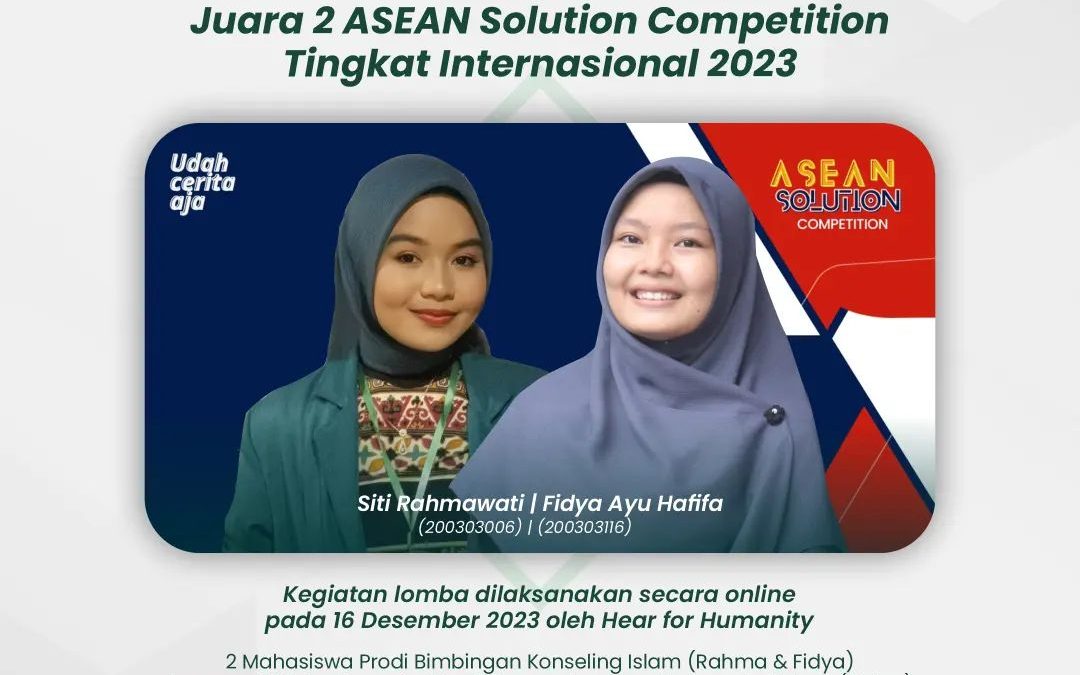 Juara 2 ASEAN Solution Competition Tingkat International 2023