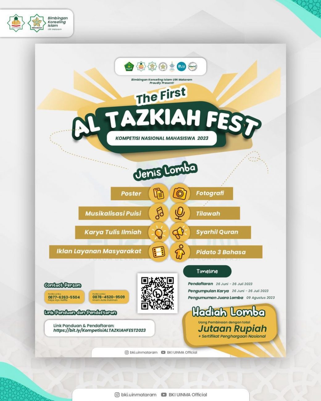 FDIK gelar Kompetisi Nasional AL Tazkiah Fest