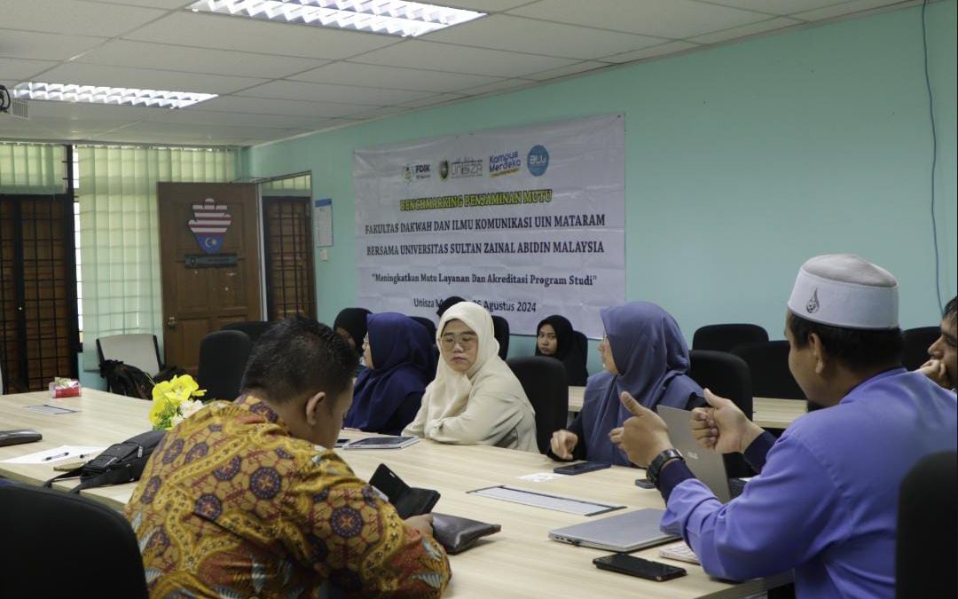 Benchmarking Gugus Penjaminan Mutu FDIK UIN Mataram di Universiti Sultan Zainal Abidin (UnisZa) Malaysia