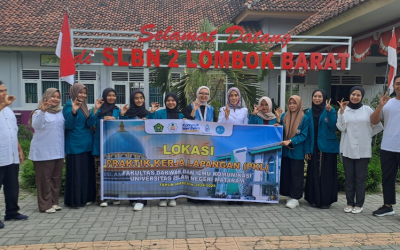 MAHASISWA BIMBINGAN KONSELING ISLAM MELAKUKAN SERAH TERIMA PKL REGULER DI SLBN 2 LOMBOK BARAT