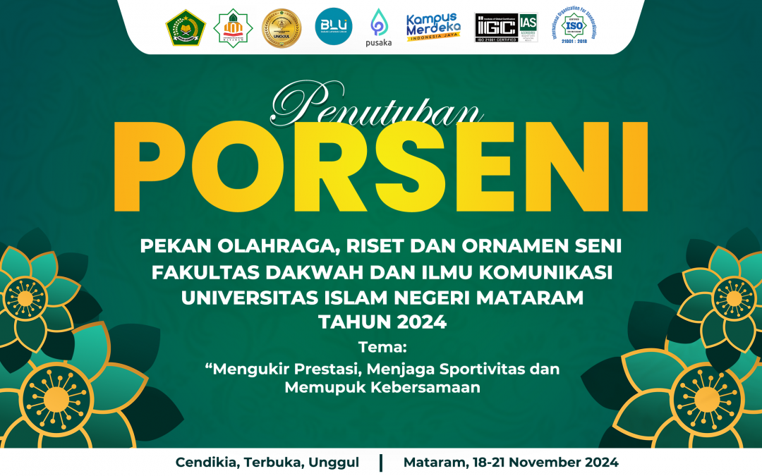 Penutupan Acara PORSENI FDIK UIN Mataram 2024